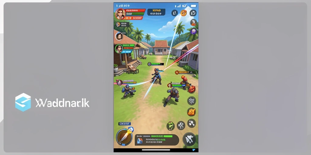 Screenshot menampilkan karakter utama di tengah pertempuran.