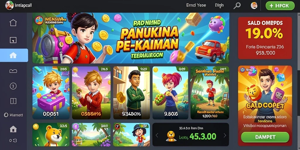 Tampilan antarmuka DAHLIA77 yang menarik.