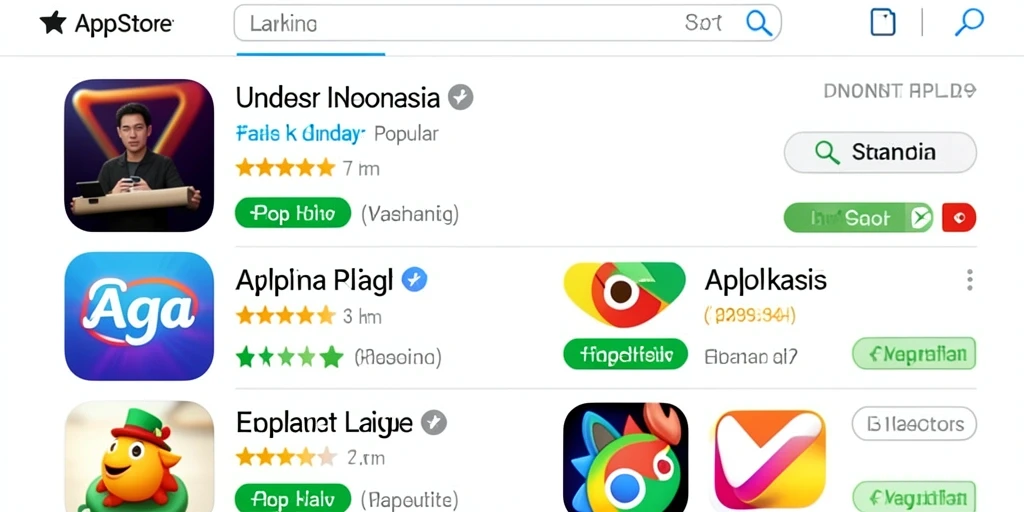 Tampilan utama aplikasi yang menarik.