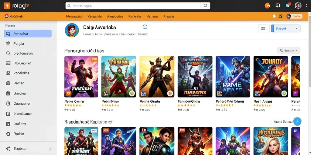 Tampilan awal yang menarik dengan pilihan mode.