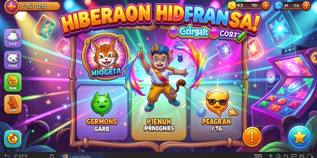 Screenshot memperlihatkan karakter utama dalam aksi petualangan.