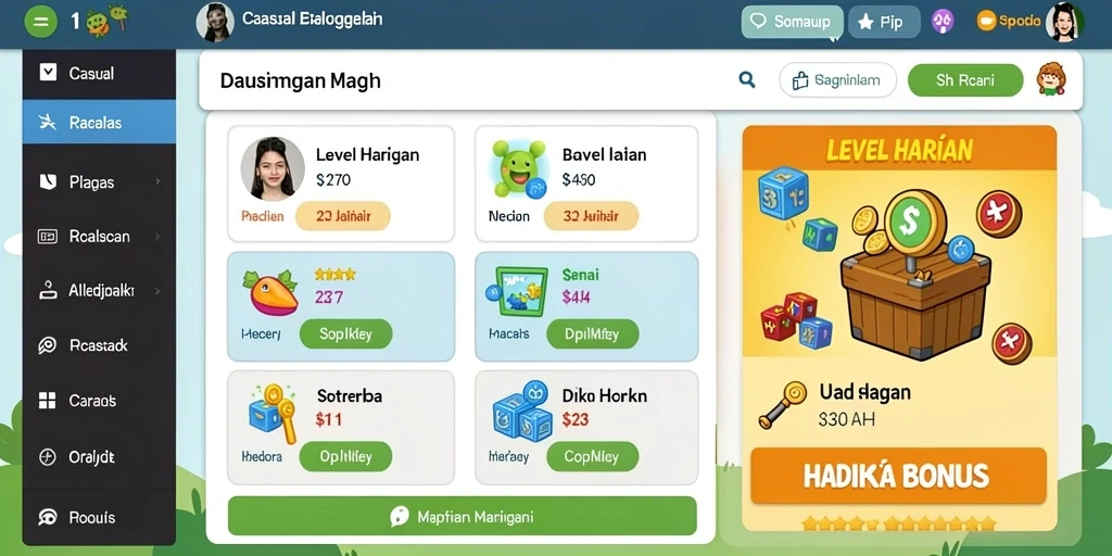 Tampilan pertama game SURGA55 yang menarik.