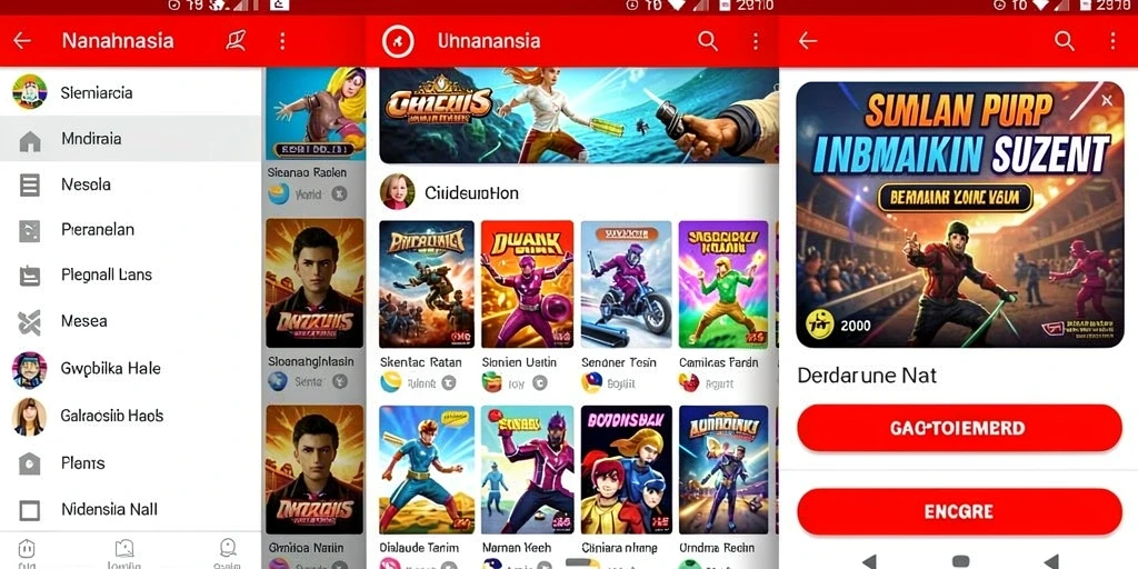 Tangkapan layar menunjukkan karakter utama dalam aksi.
