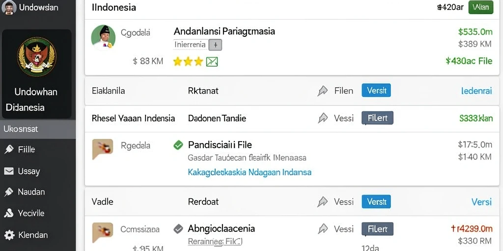 Tampilan antarmuka yang menarik dan modern.